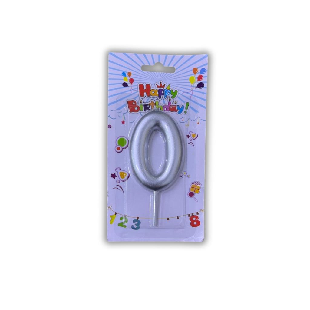 Silver Candle Number 0